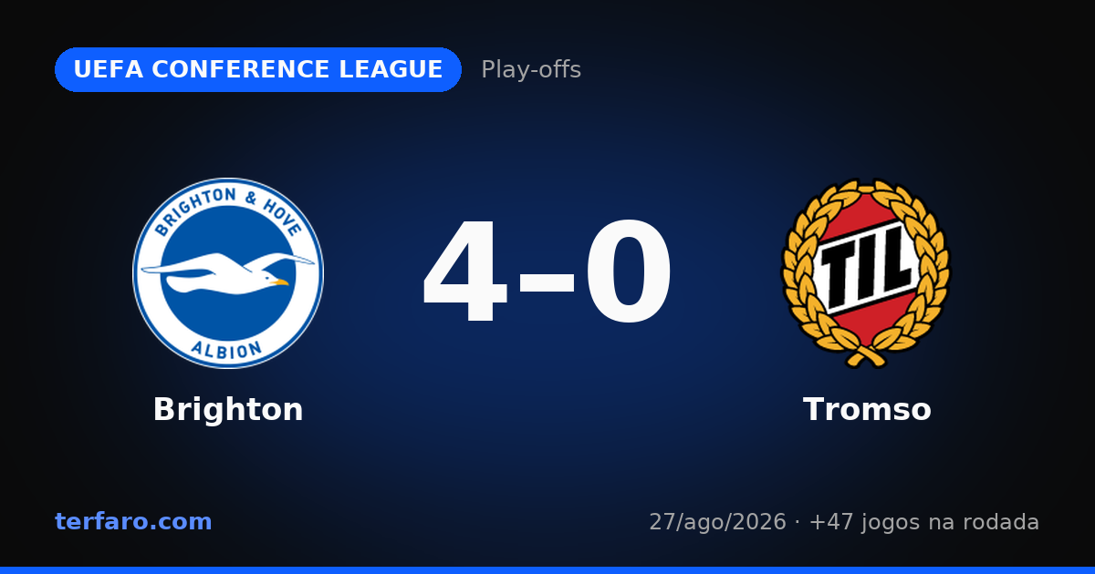 UEFA Conference League: resultados e destaques dos Play-offs